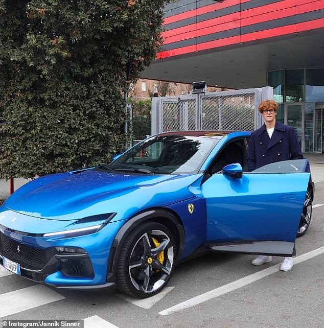 Australian Open champion Jannick sinner careless spending, buys  expensive Ferrari car for model girlfriend Maria Braccini with his championship earnings