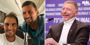 Could've split a private plane"; "Amazing" - Boris Becker, Rennae Stubbs and tennis world react to Novak Djokovic-Rafael Nadal reunion