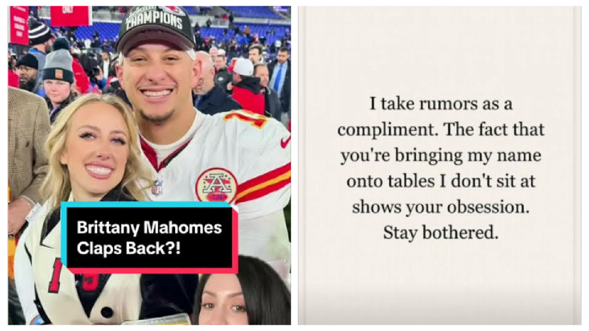 Brittany Mahomes Claps Back at Critics Calling Her ‘Rude’ Over This TikTok Video,Brittany slams haters with five awful words,"Haters gonna hate till they die" Stay bothered!