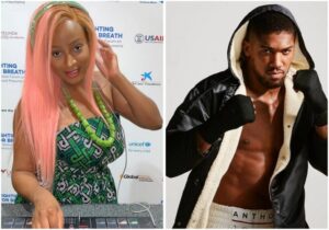 Wedding Bell's in the world of boxing Anthony Joshua planned  secret wedding with DJ cuppy daughter of rich father otedola after Francis ngannou fight