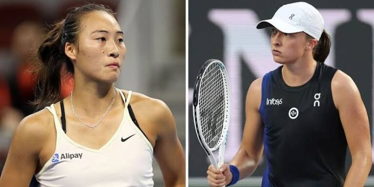 Iga swaitek Racial discrimination and insulting the Chinese woman Iga Swiatek delivers a fierce message to Zheng Qinwen, asserting that this competition is not for the faint-hearted, as she emerges victorious in the Dubai Open semi-final.