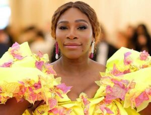 Less talk, more gold please" - Serena Williams shows off dazzling outfit for pre-Grammys Gala