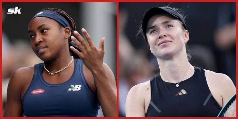 Breaking news Elina svitolina send three abuses to Coco Gauff you are a racist and a spoilt rotten brat I hope you never win anything again ever