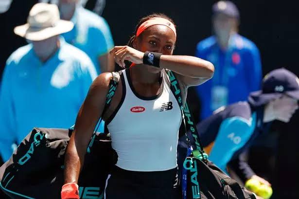 A sad day in the world of coco Gauff as she cry like a baby after A. Kalinskaya end her bid for a championship.  A fan react you are too young to keep losing.